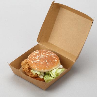 دائم ومتينة كرافت ورق الكرافت Burger Takeaway