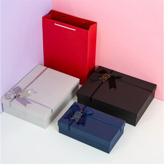 cardboard paper gift box with lid