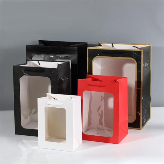 Gift Bags with Clear Window