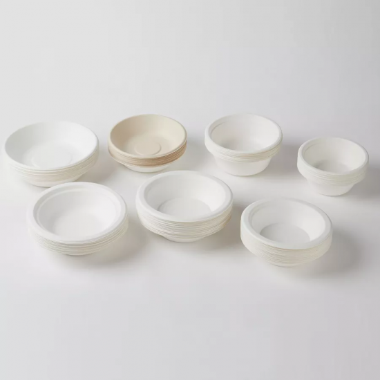  Bagasse Salad Bowl with Clear Lid
