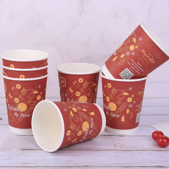 8oz double wall paper cup