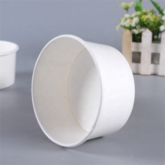 white kraft paper bowl for soup